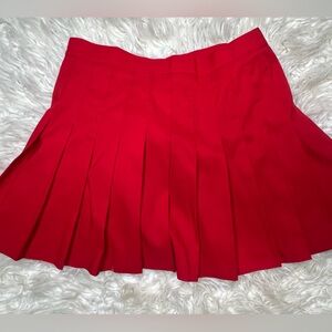 90’sPrice Red Pleated Activewear Skirt